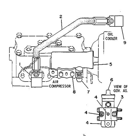 N Governor As Air Compressor Caterpillar Spare Part Parts