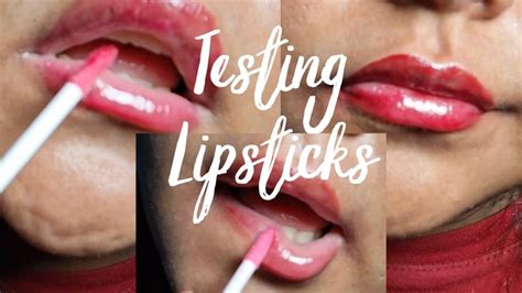 Watch Trying Different Lipsticks Porn Video Nudespree