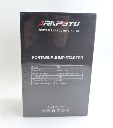 Police Auctions Canada New Jrapotu A Portable Jump Starter A