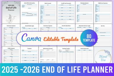 2025 2026 End Of Life Planner Graphic By KDPMart Creative Fabrica