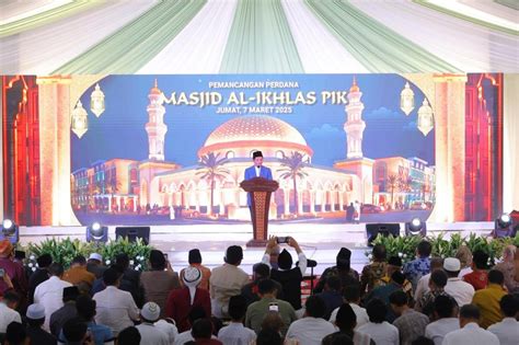 Dihadiri Menag Agung Sedayu Group Pancangkan Tiang Perdana Masjid Di