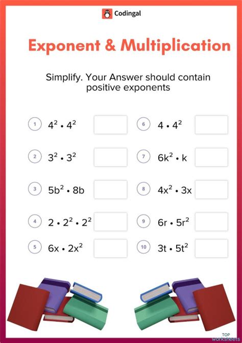 Powers: interactive worksheets and online exercises | TopWorksheets