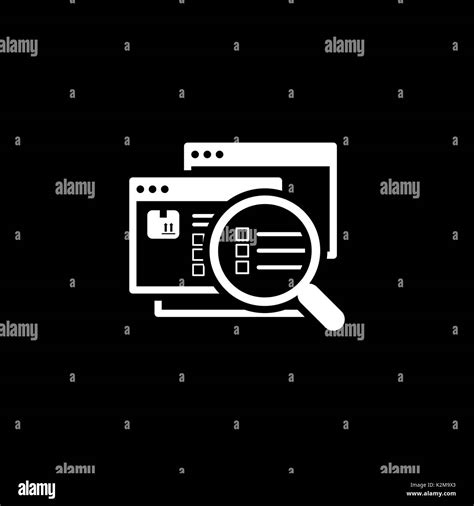 Seo media flat icon Black and White Stock Photos & Images - Alamy 