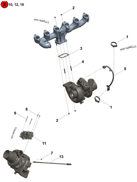 Turbocharger Cummins Spare Part Parts