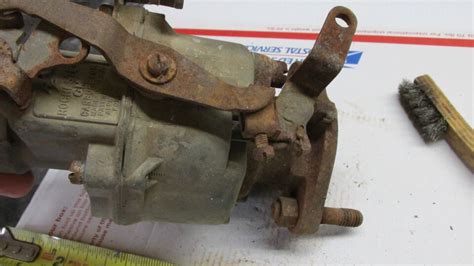 Old Gm Rochester Barrel Carburetor S S Manual Choke Lot B