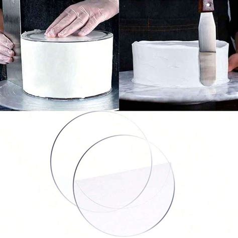 Acrylic Cake Disc Round Cake Board For Cake Trimming Circle Clear