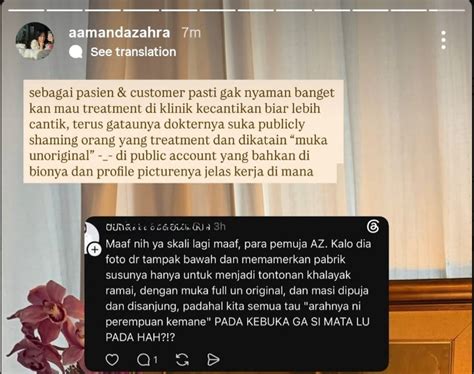 viral amanda zahra curhat jadi korban body shaming dokter kecantikan