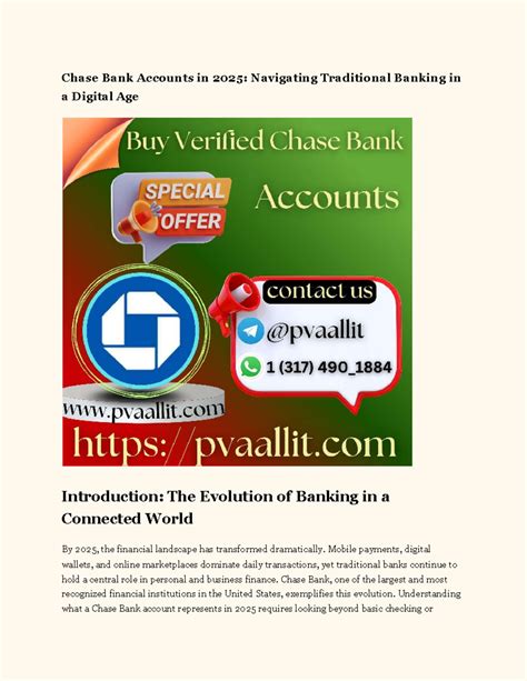 Chase Bank Accounts in 2025: A Guide to Modern Banking Solutions - Studocu