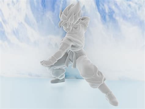 Goku Super Saiyan Blue Dragon Ball Super Broly By HeroWiz MakerWorld