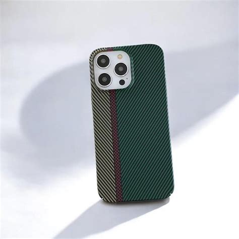 Carbon Fiber Magnetic Case Metal Lens Holder Protective Cover For