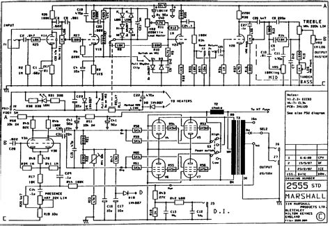 Marshall Tube Schematics