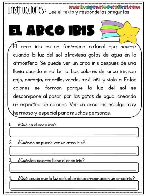 Lecturitas De Comprension Sencillas Imprimibles Spanish Reading