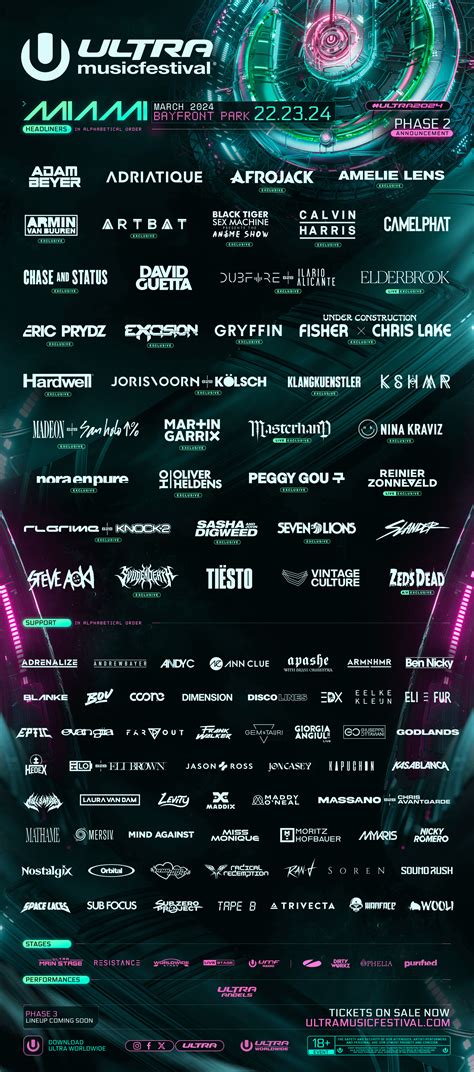 Ultra Lineup 2025 Miami Dante Cruz