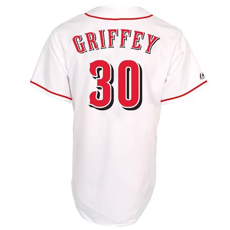 Ken Griffey Jr. Cincinnati Reds #30 Majestic Cooperstown Collection