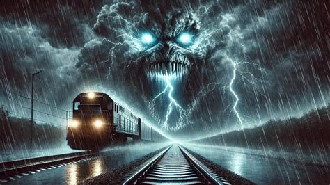 POWERFUL Thunderstorm Rain And TRAIN Sounds For Sleep Deep Sleep