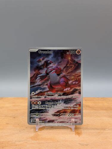 Groudon Pok Mon Scarlet Violet Paradox Rift Ebay