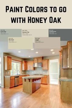 Paint Colors To Go With Honey Oak Trim Cabinets West Magnolia Charm Oak Kitchen Cabinets