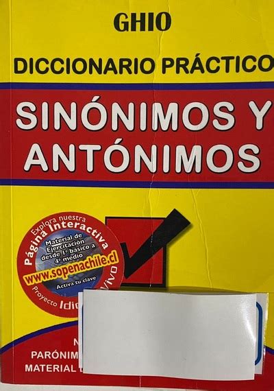 Ecolectura Diccionario práctico Sinónimos y antónimos