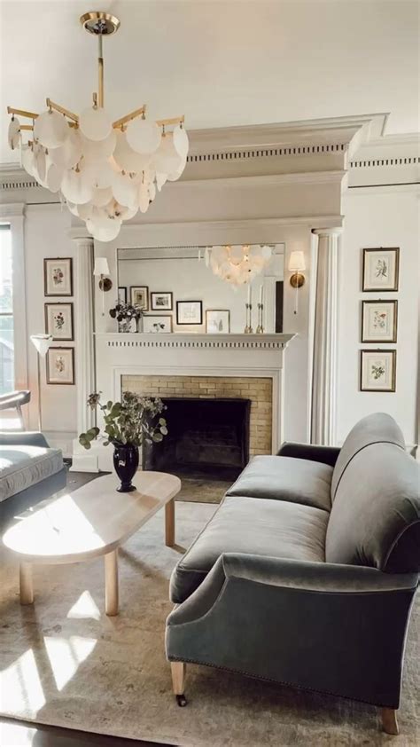 Neutral Living Room Inspiration With Velvet Chair