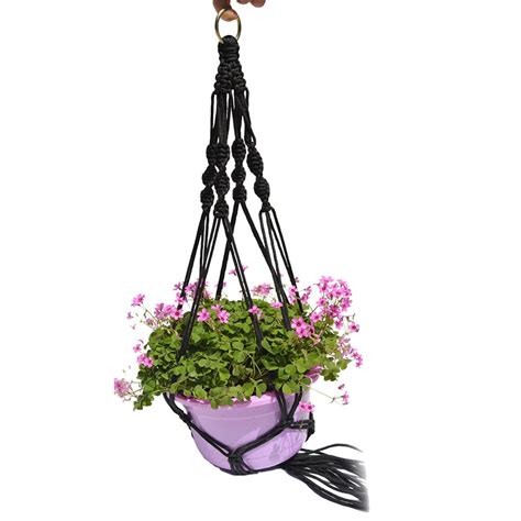 Plant Hanger Flower Pot Plant Holder For Indoor Outdoor Ceiling Deck