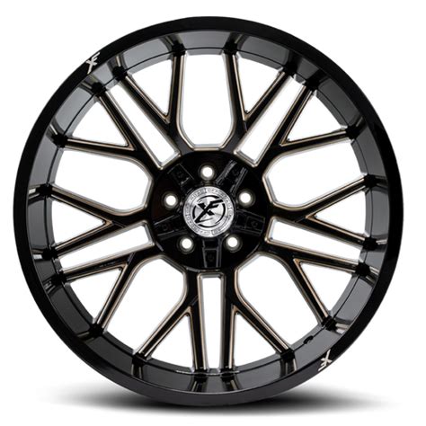 X Xf Off Road Xf Gloss Black Bronze Milled Wheels Blank Mm