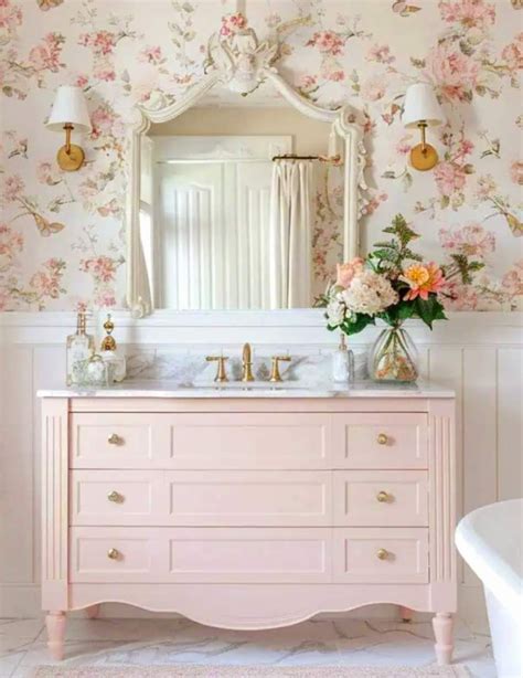 Pin By Claudia Ferraz On Decora O Intuitiva Pink Bathrooms Designs