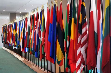 Country Flags At UN Headquarters BBNJ IGC 5 16Aug2022 Photo