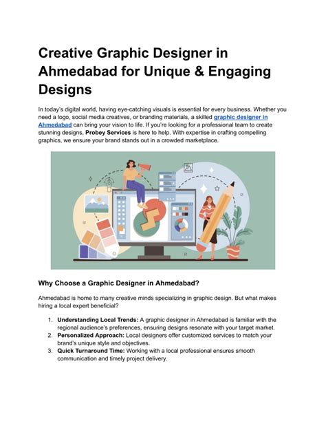 Ppt Creative Graphic Designer In Ahmedabad For Unique Engaging