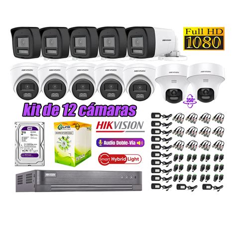 Ripley Kit C Maras Seguridad Hikvision Mp Domo Ptz Full Hd