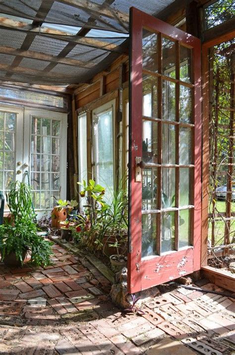 La Maison Boheme Houzz Recycled Bohemian Greenhouse Backyard