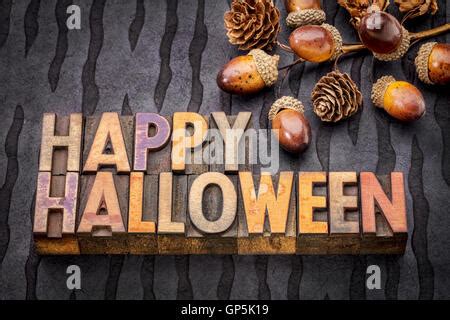 Happy Halloween Greeting Card Stock Photo Alamy