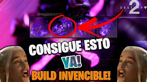 USA ESTO Y NADA MÁS BUILD INVENCIBLE Destiny 2 Reina Bruja YouTube