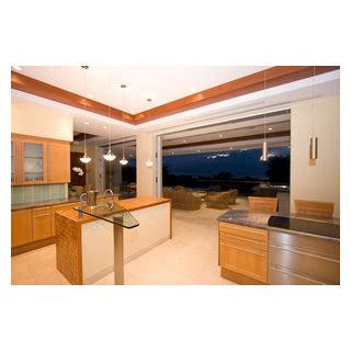 Pacific Ocean View Wailea Maui Home Contemporary Kitchen San