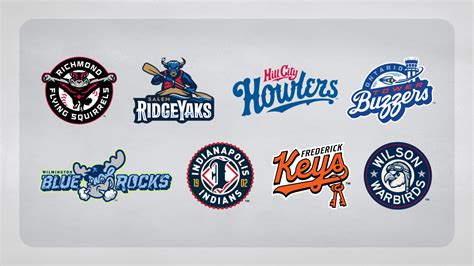 minor league team names  logos