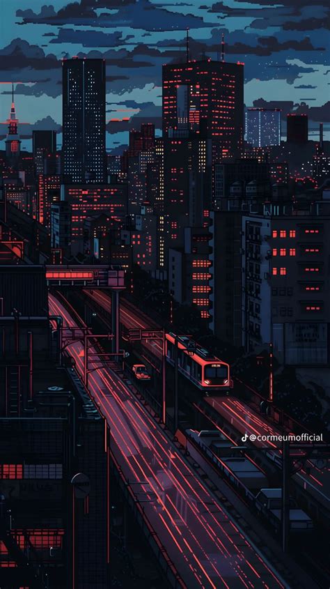 Neon Cityscape Wallpaper