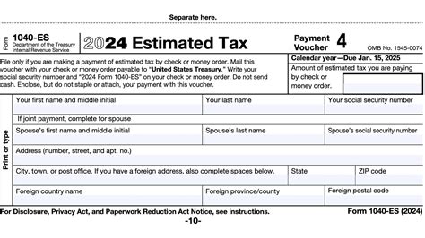 Form For Estimated Tax Payments 2025 Joseph M Hall