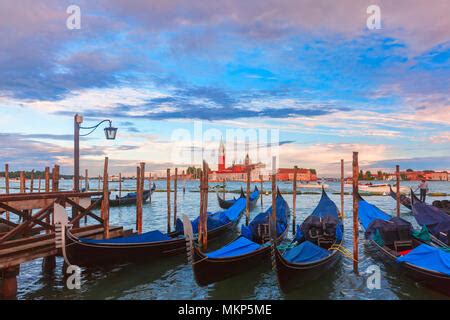 A View Of The Church Of San Giorgio Maggiore At Sunset On The Island Of