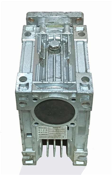 HANGZHOU SHENSU 25 1 Ratio NMRV50 Worm Gearbox For 750w Servo Motor