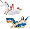 Amazon Jasonwell Flotador Inflable Gigante De Unicornio Para