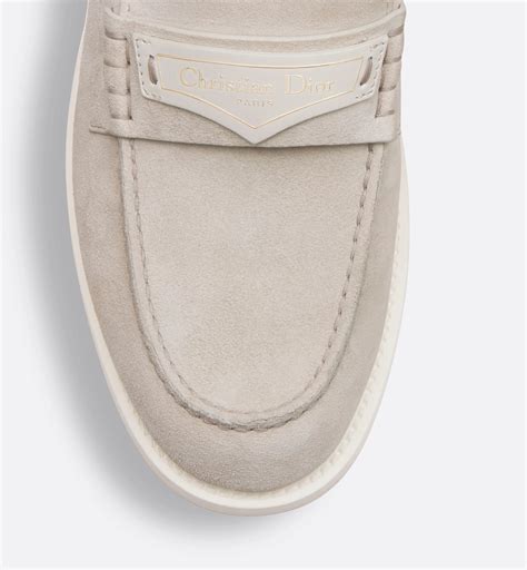 dior boy mule kalbsveloursleder  hellbeige dior