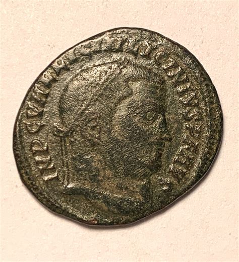 Licinius I AD 316 317 IOVI CONSERVATORI Victory Eagle Wreath Cyzicus