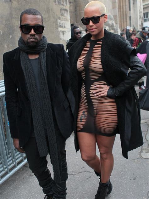 Kanyes Ex Amber Rose Claims He Forces Girlfriends To Go Near Naked