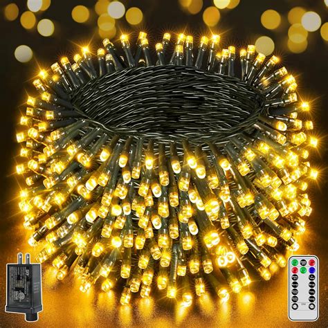 Led Ft Christmas Lights Waterproof Outdoor String Lights With