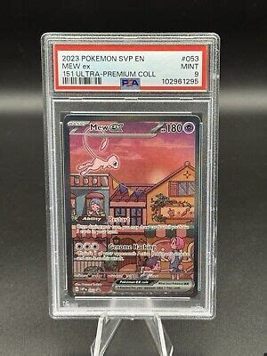 Pokemon TGC Mew Ex Scarlet And Violet Promo 053 PSA 9 EBay