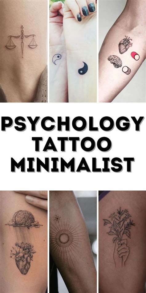 Minimalist Psychology Tattoos Symbols Of Mind And Balance