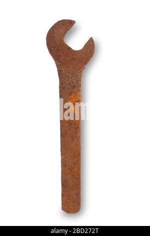 Old Rusty Spanner Stock Photo Alamy