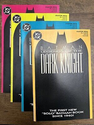 BATMAN LEGENDS OF THE DARK KNIGHT 1 DC ALL FOUR 4 COLOR VARIANTS