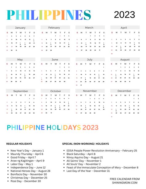 March Holidays Philippines Leyla Frederica