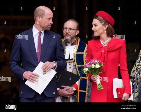 Britain S Prince William And Kate Princess Of Wales Leave After