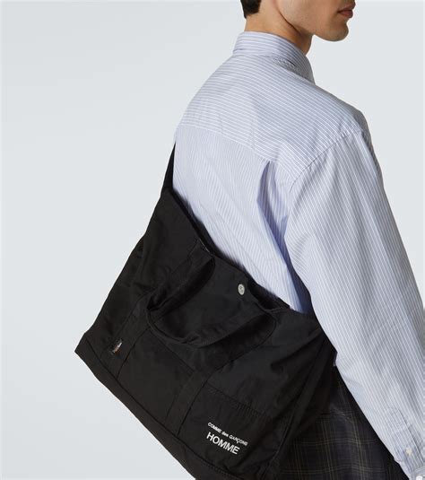 Borsa In Canvas E Nylon In Nero Comme Des Garcons Homme Mytheresa